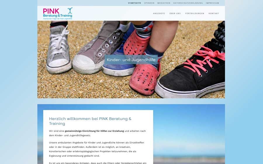 Website pink-training.de